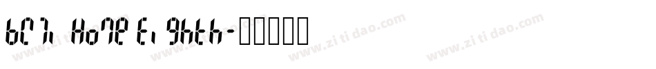 BW7i Home Eighth字体转换